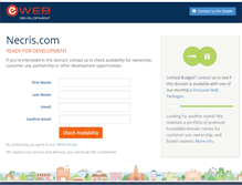 Tablet Screenshot of necris.com